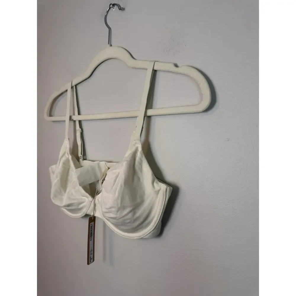 Skims Cotton Jersey T-shirt Bra bone 34DD NWT
